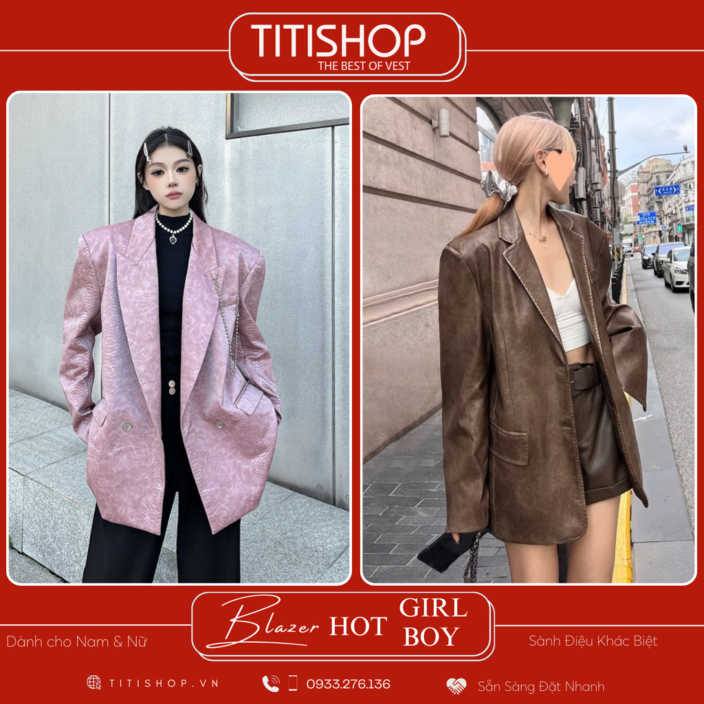 Áo Blazer Hotgirl - Hotboy Titishop (S-XL)