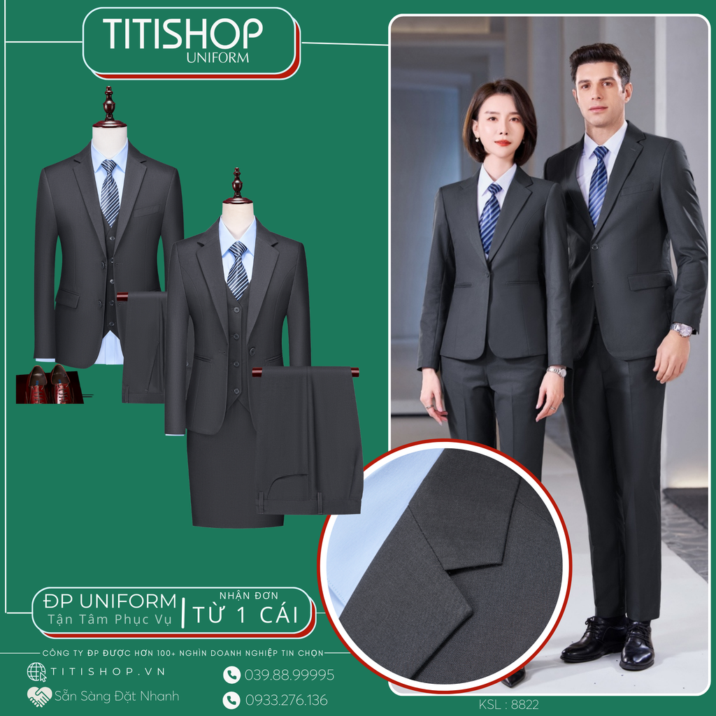 Đồng Phục Veston TITISHOP May Sẵn