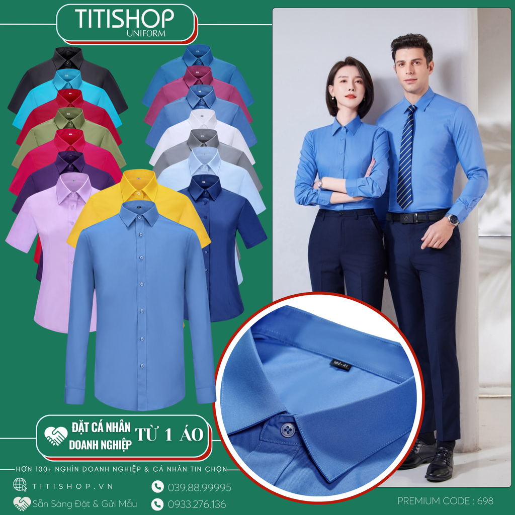 ĐP Sơ Mi TITISHOP Premium KSL698