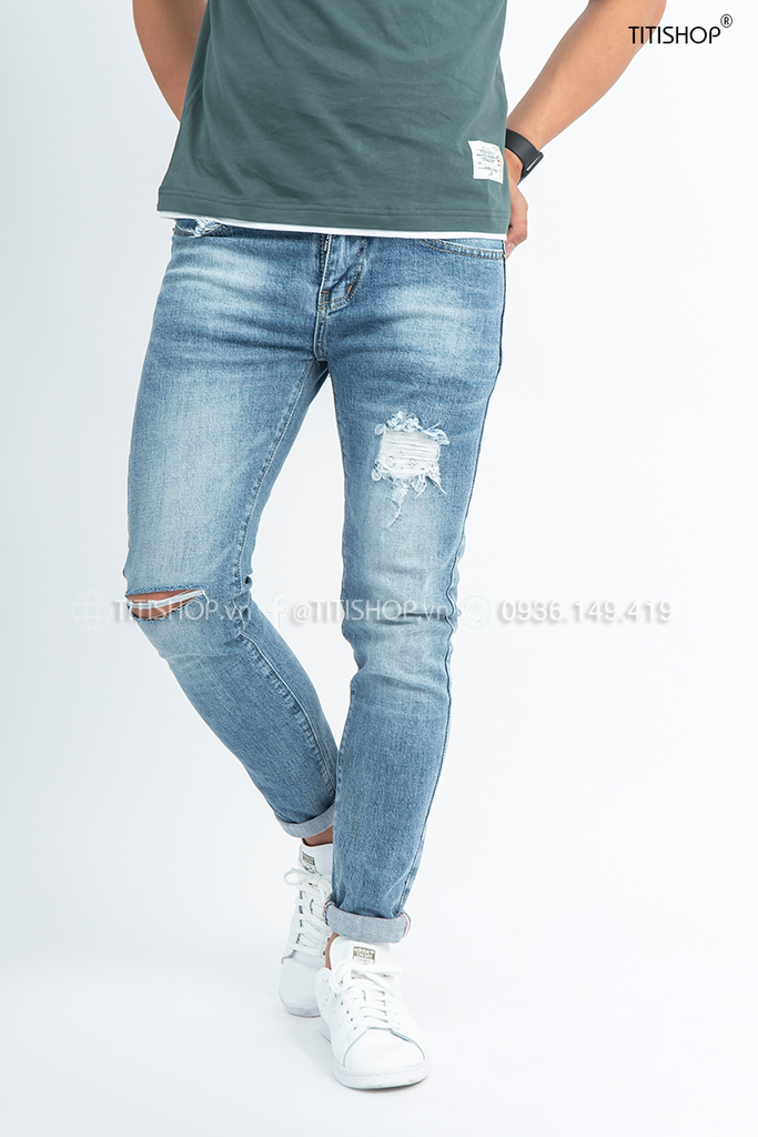 Quần Jeans Nam TiTiShop QJ348 WAX Cao Cấp