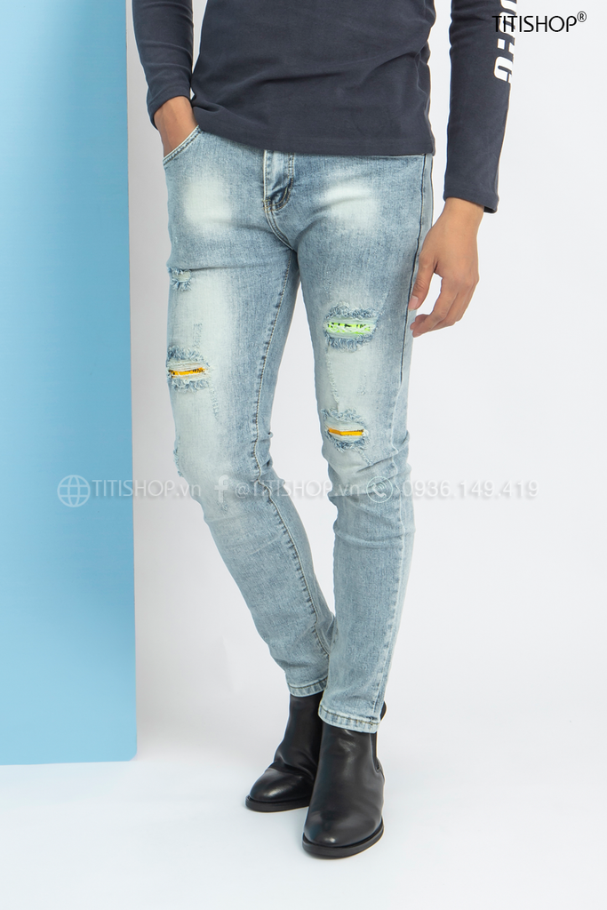 Quần Jeans Nam TiTiShop QJ351 WAX Cao Cấp