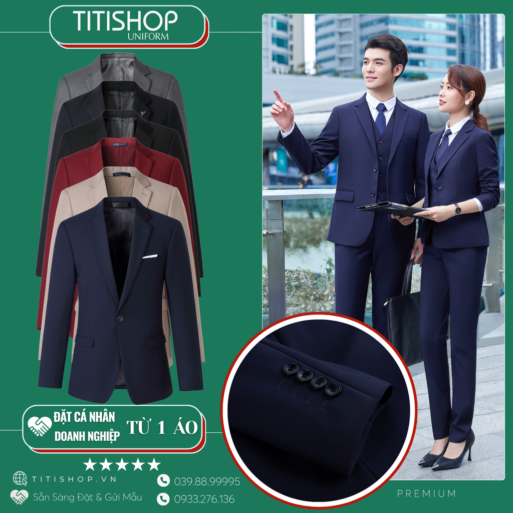 Đồng Phục Veston TITISHOP May Sẵn