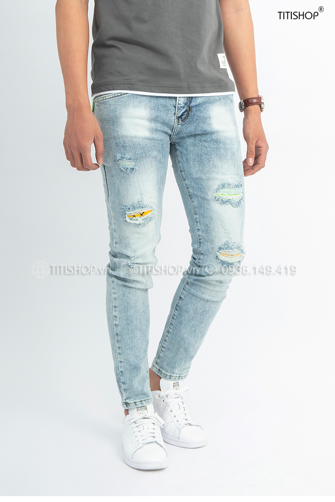 Quần Jeans Nam TiTiShop QJ351 WAX Cao Cấp