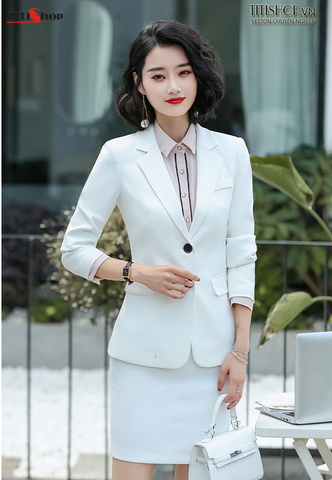 Aó vest Nữ Titishop ACC508 trắng ( Luxury )