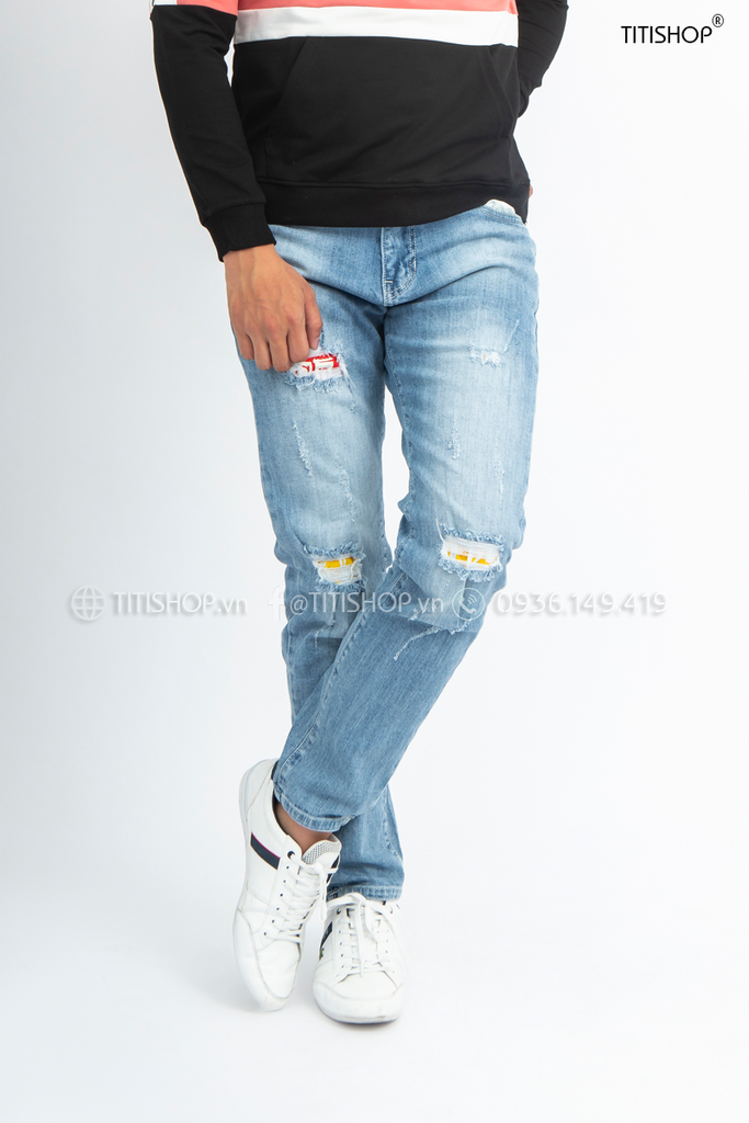 Quần Jeans Nam TiTiShop QJ346 WAX Cao Cấp