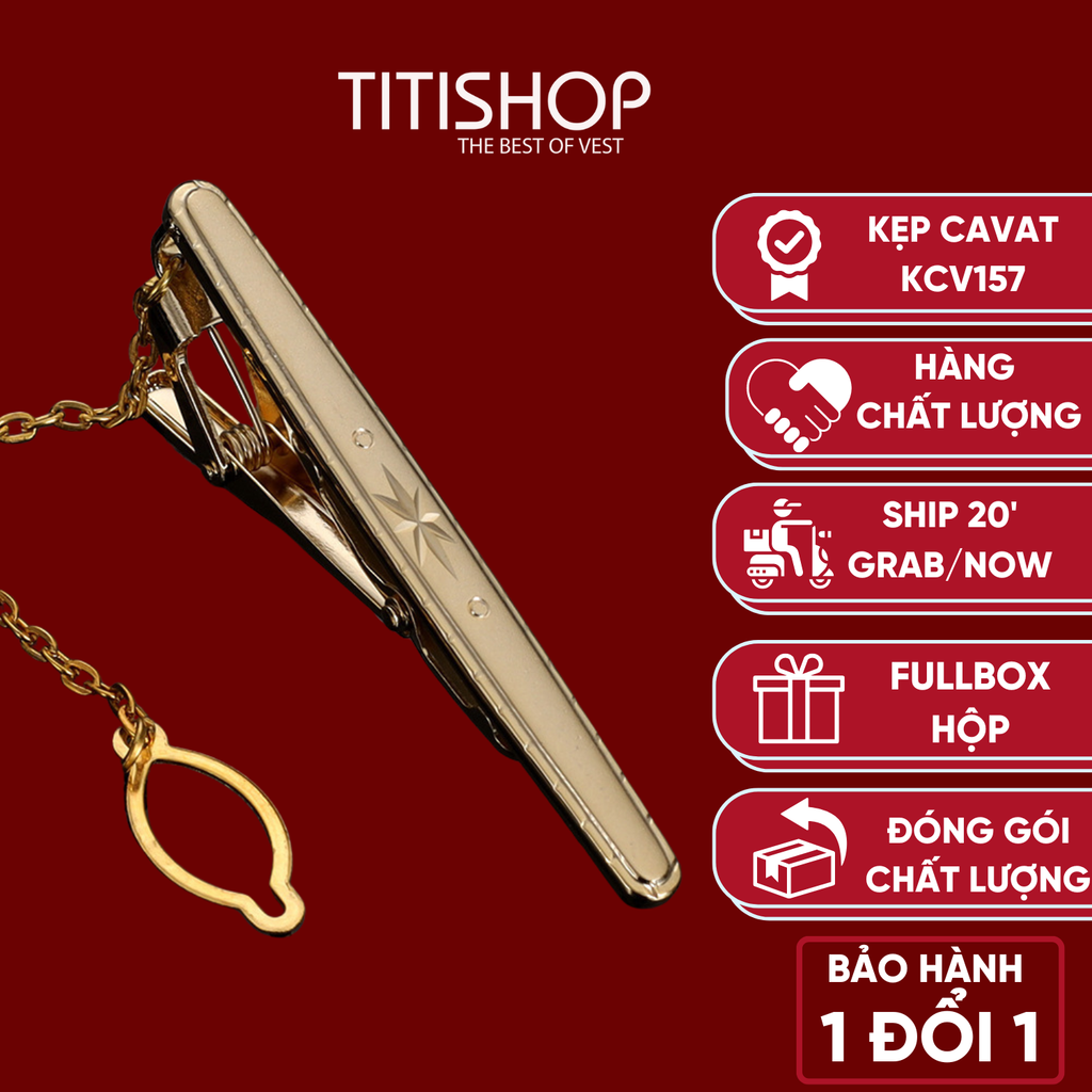 Kẹp Cà Vạt Titishop KCV157