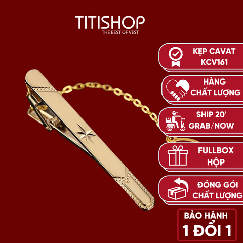 Kẹp Cà Vạt Titishop KCV161