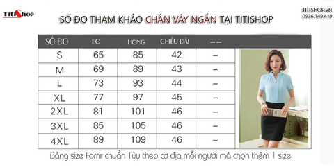 Chân Váy Titishop ACC117 Trắng