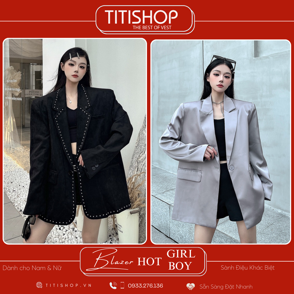 Áo Blazer Hotgirl - Hotboy Titishop (S-XL)