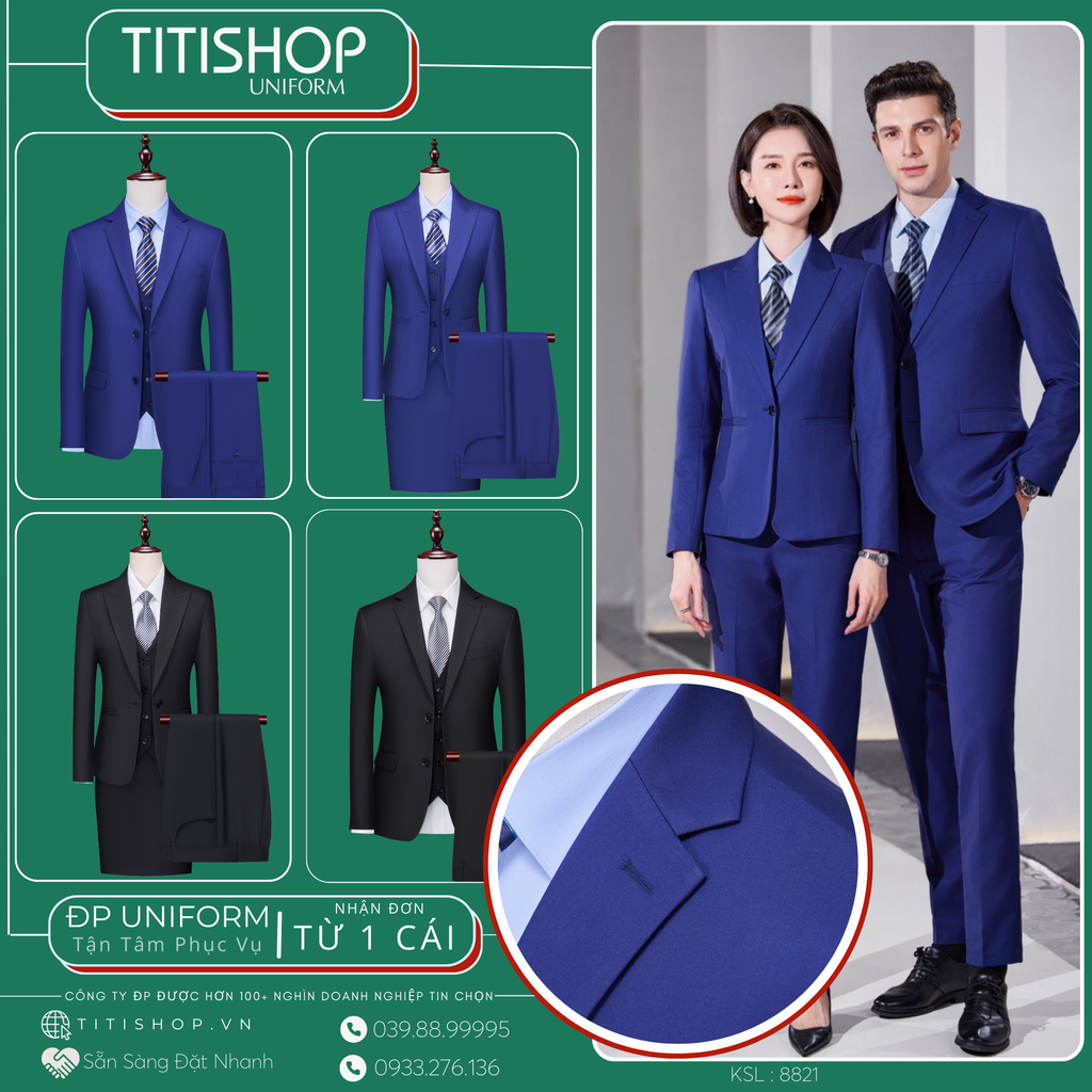 Đồng Phục Veston TITISHOP May Sẵn