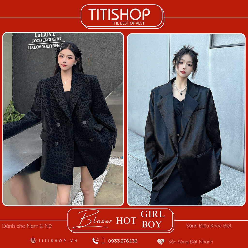 Áo Blazer Hotgirl - Hotboy Titishop (S-XL)