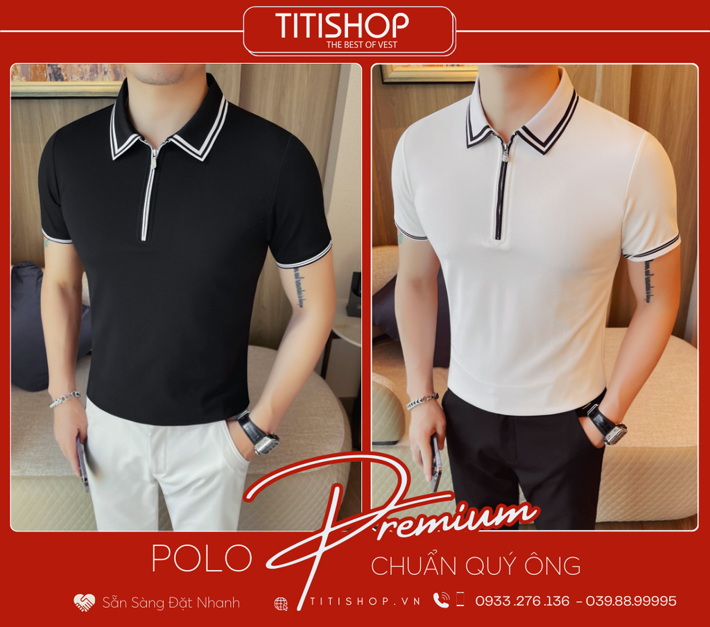 Polo Qúy Ông TitiShop Premium