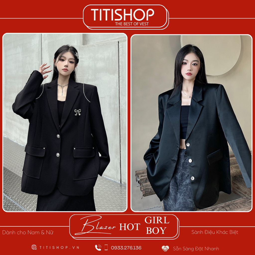 Áo Blazer Hotgirl - Hotboy Titishop (S-XL)