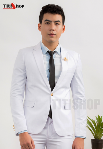 Áo vest nam Titishop AVN167 Trắng ngoại Áo vest nam Titishop AVN167 Trắng ngoại