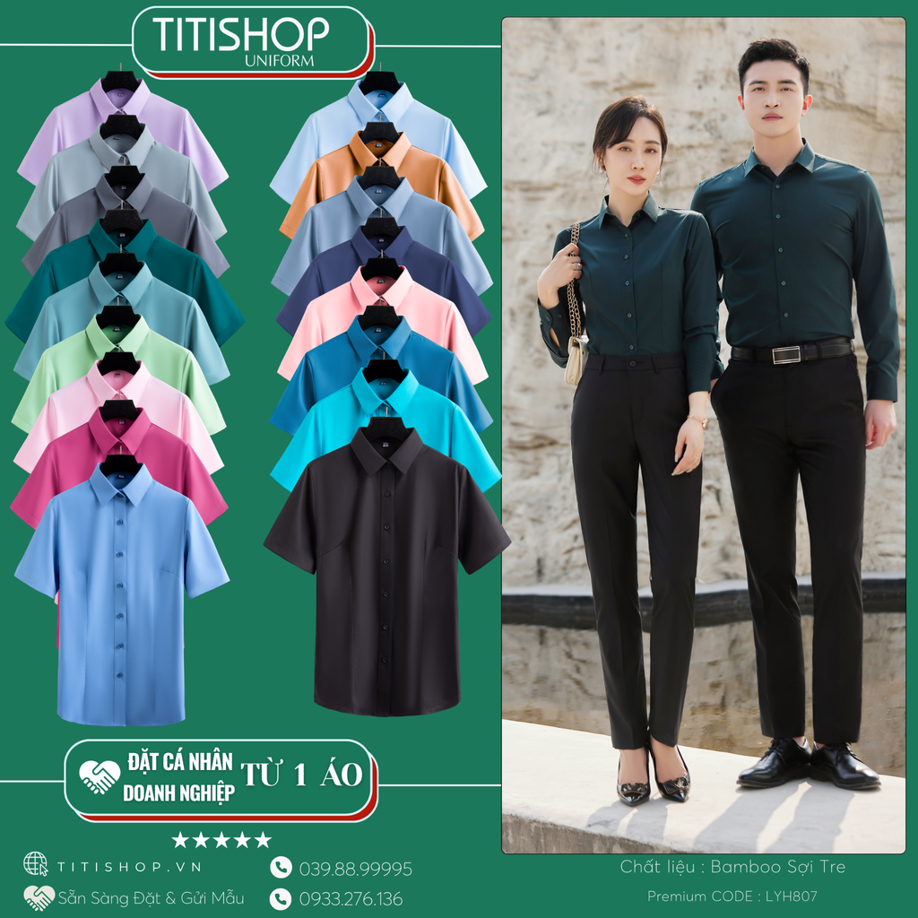 ĐP Sơ Mi TITISHOP Premium LYH807