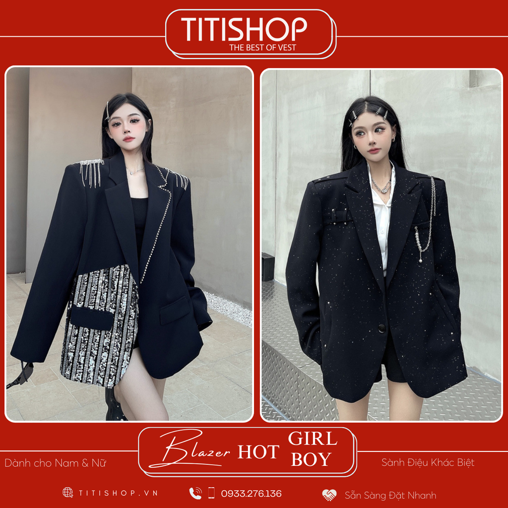 Áo Blazer Hotgirl - Hotboy Titishop (S-XL)