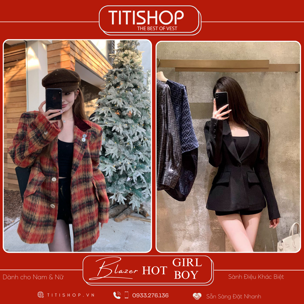 Áo Blazer Hotgirl - Hotboy Titishop (S-XL)