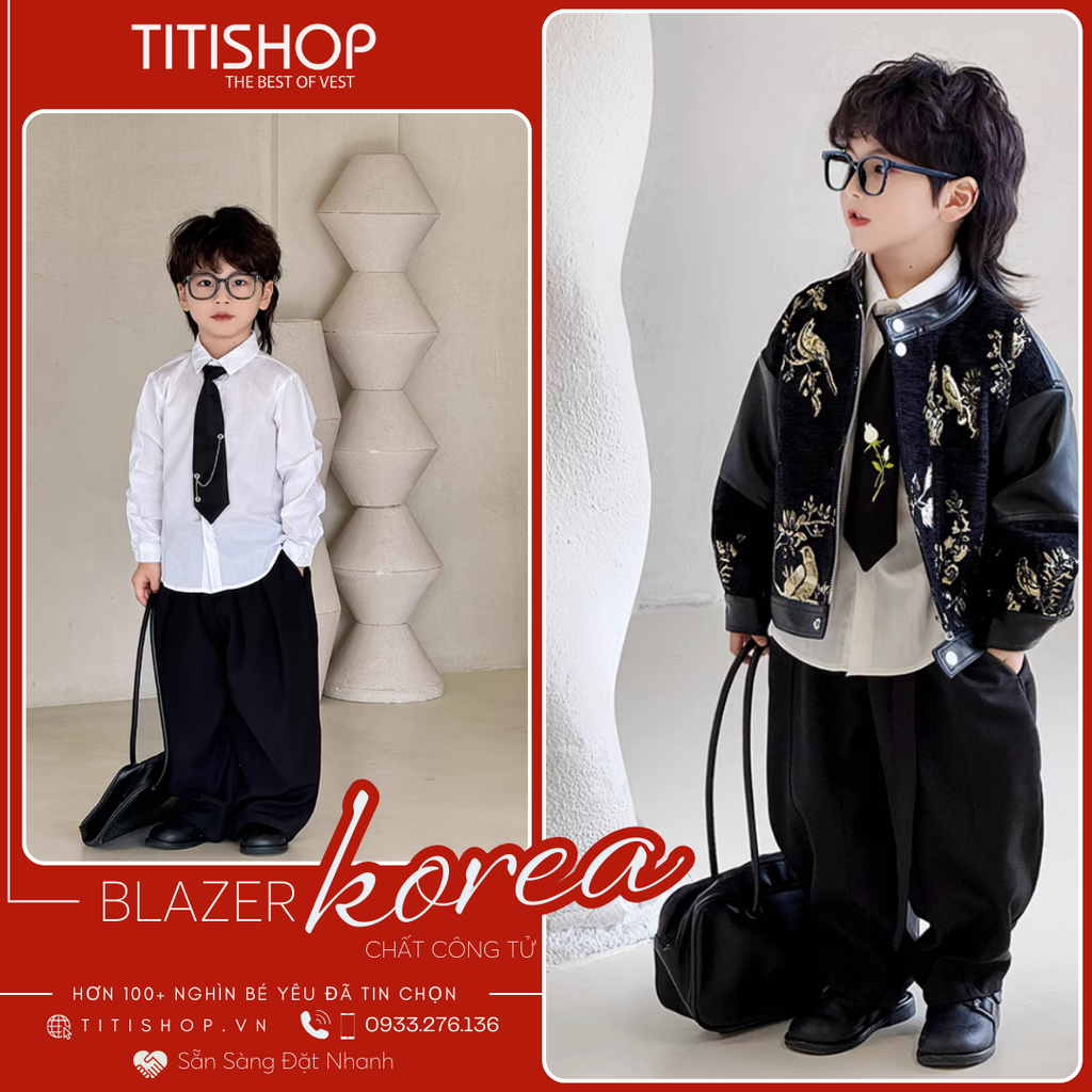 Blazer Trẻ Em Titishop ( 90-150 )