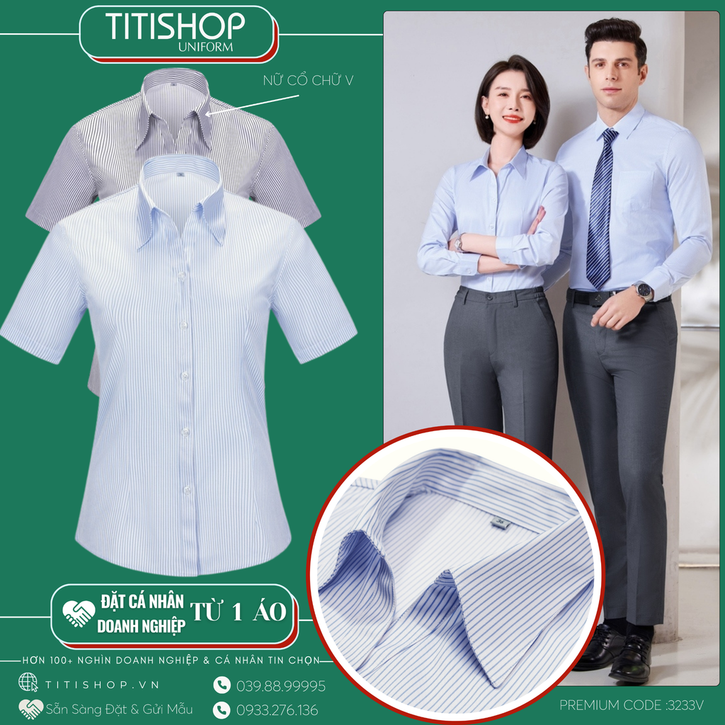 ĐP Sơ Mi TITISHOP Premium KSL3233