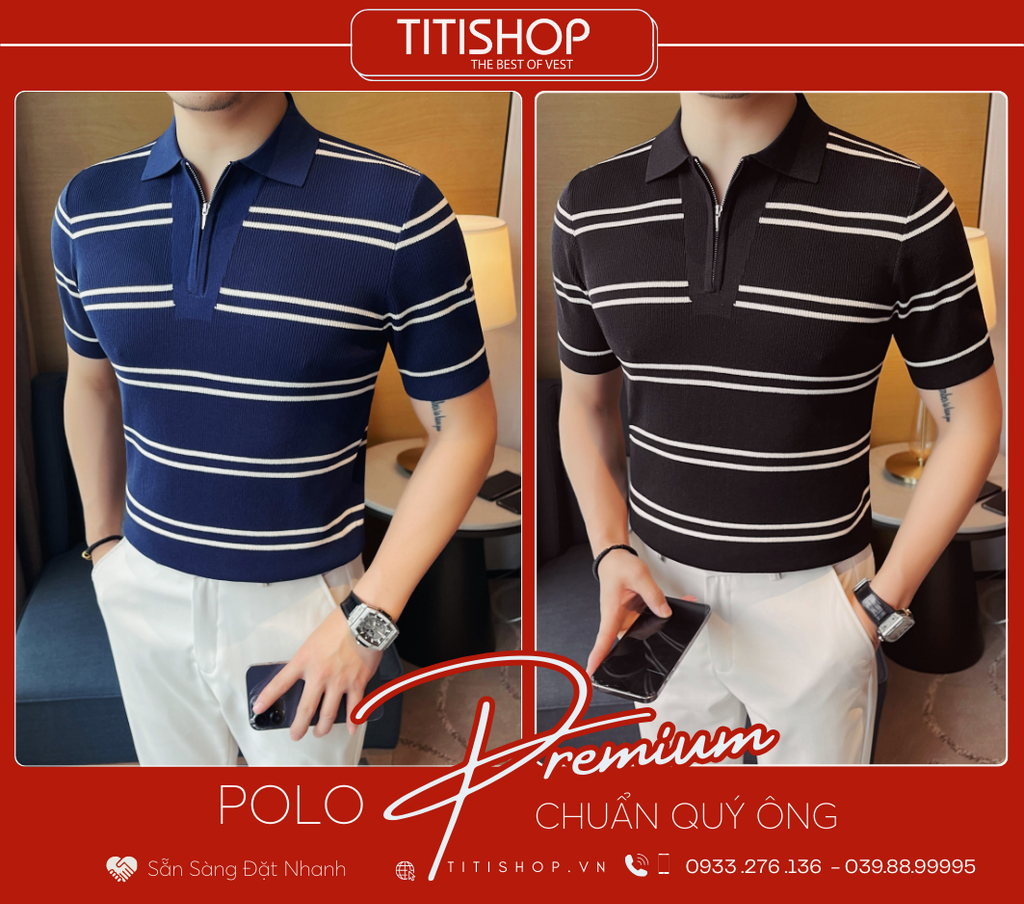 Polo Qúy Ông TitiShop Premium
