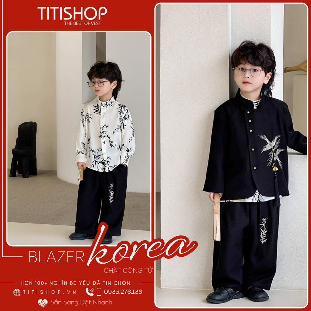 Blazer Trẻ Em Titishop ( 90-150 )