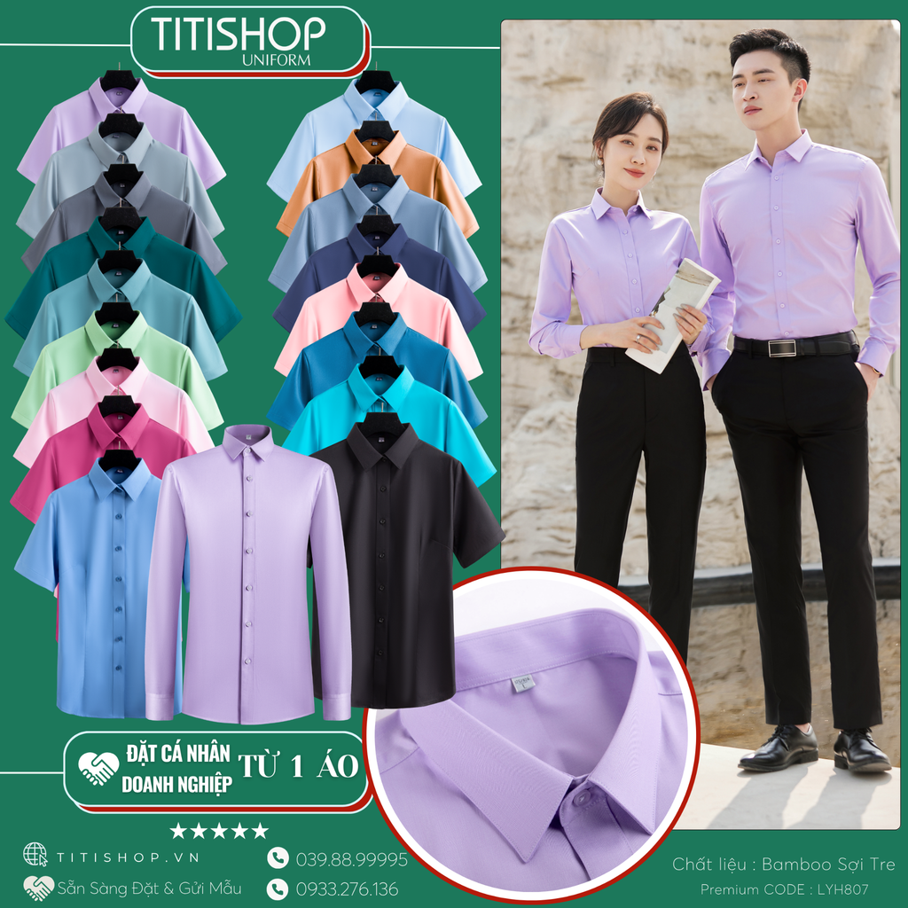 ĐP Sơ Mi TITISHOP Premium LYH807