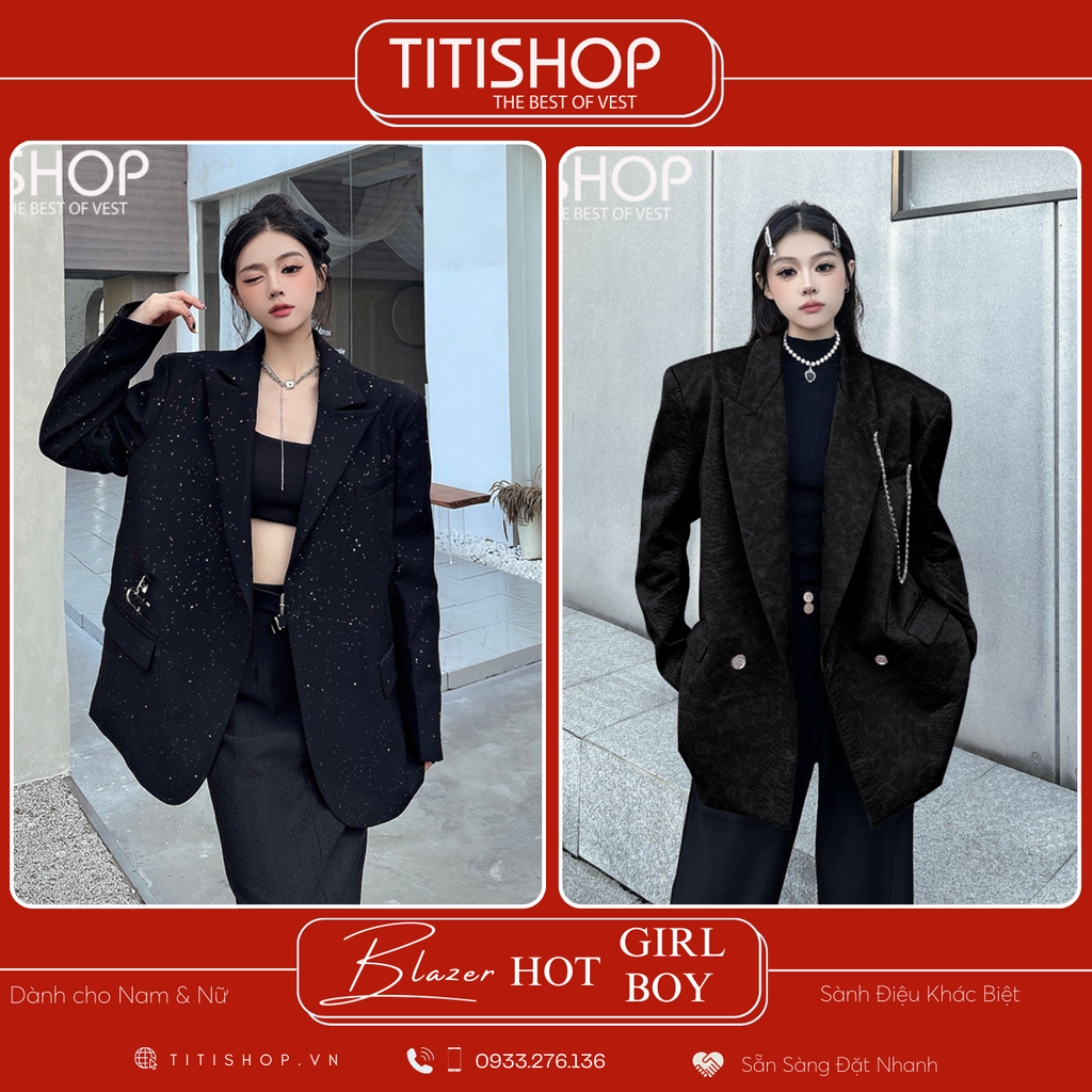Áo Blazer Hotgirl - Hotboy Titishop (S-XL)