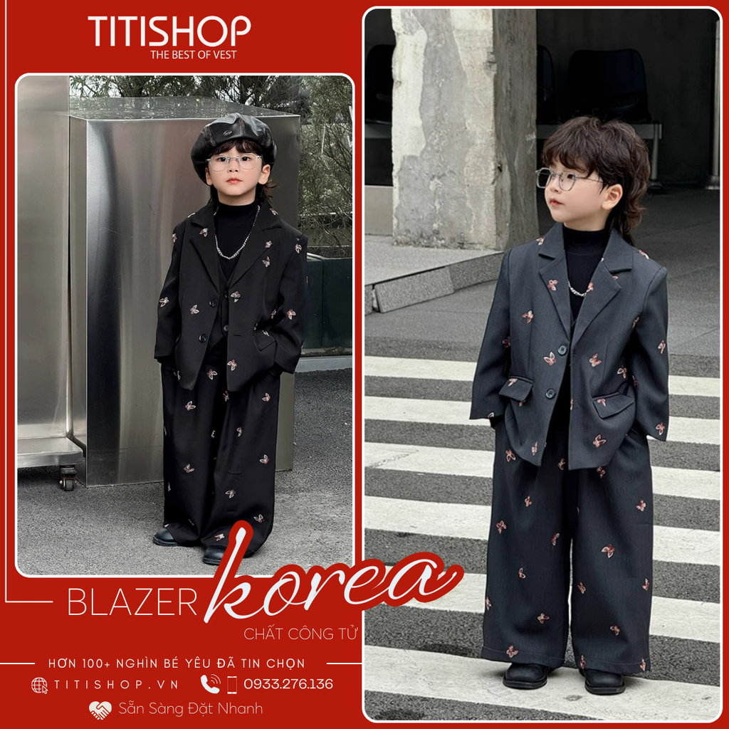 Blazer Trẻ Em Titishop ( 90-150 )