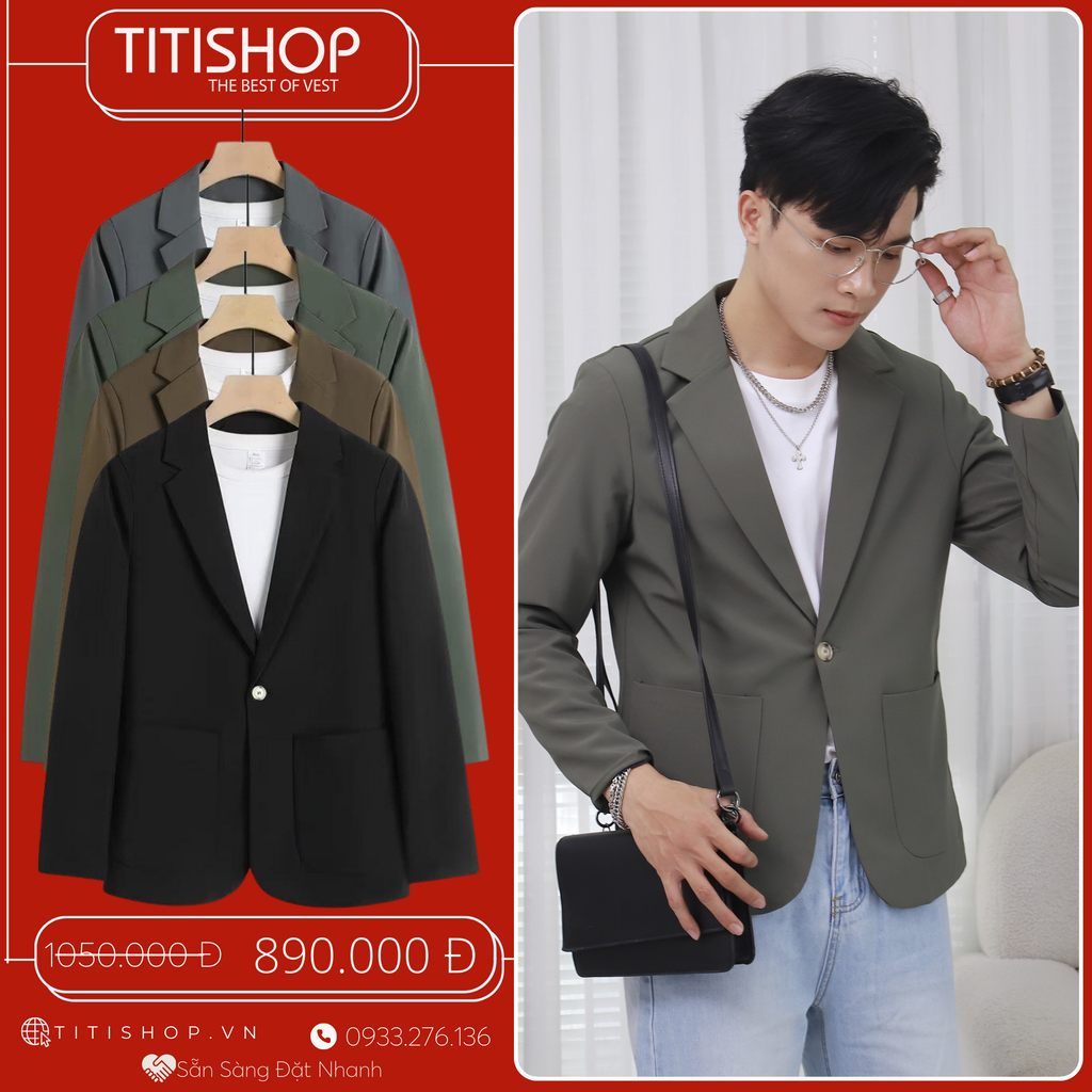 Áo Blazer Nam TITISHOP