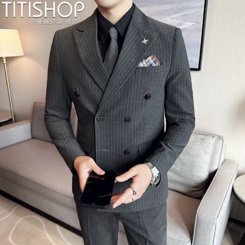 Suit Nam Titishop AHH94K2 6 Nút ( S-7XL)