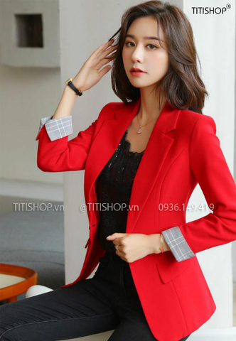 Áo vest Blazer nữ Titishop ANN286 Luxury