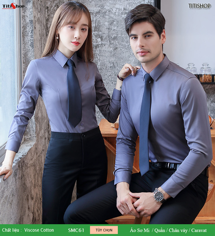 Đồng phục sơ mi Titishop SMC61 ( Viscose )