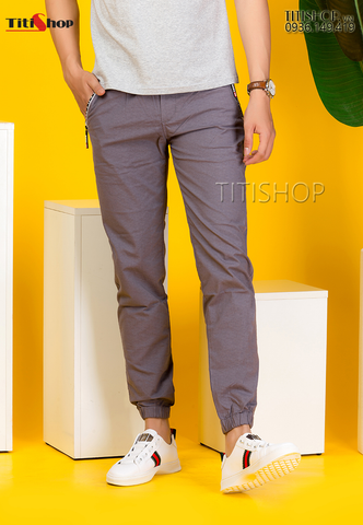 Quần Jogger Pants Titishop QK55 dây kéo túi