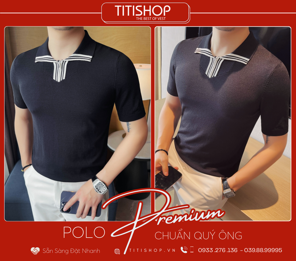 Polo Qúy Ông TitiShop Premium