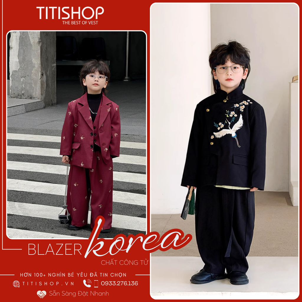 Blazer Trẻ Em Titishop ( 90-150 )