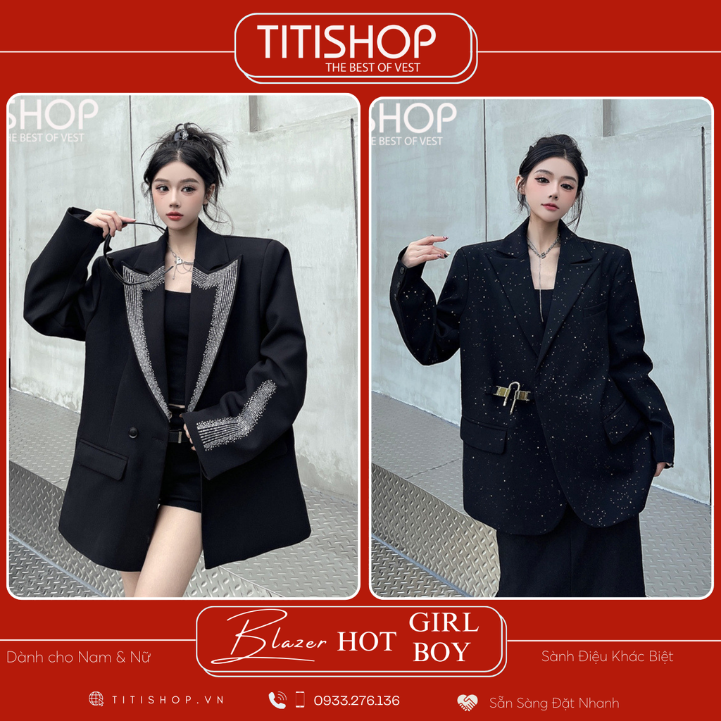 Áo Blazer Hotgirl - Hotboy Titishop (S-XL)