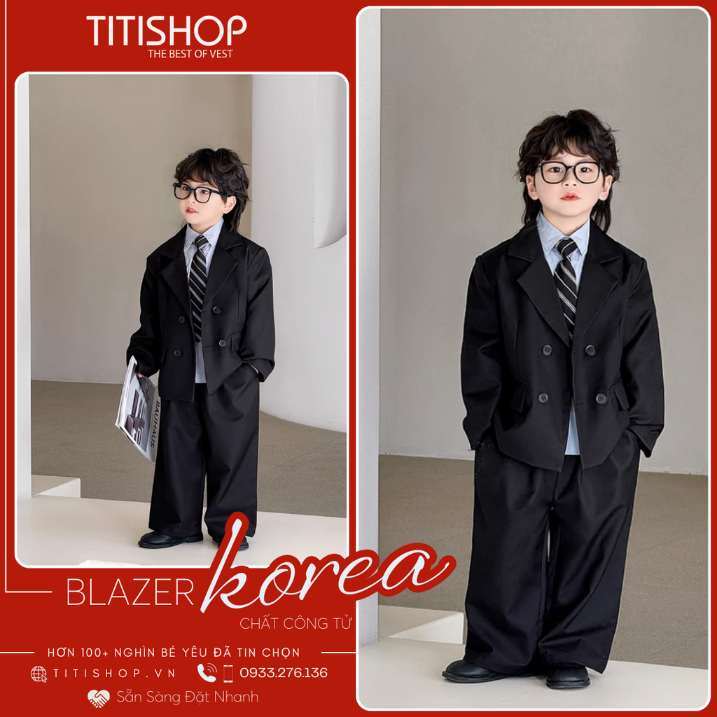 Blazer Trẻ Em Titishop ( 90-150 )