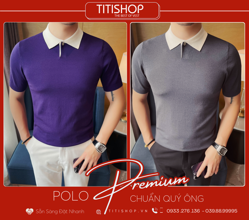 Polo Qúy Ông TitiShop Premium