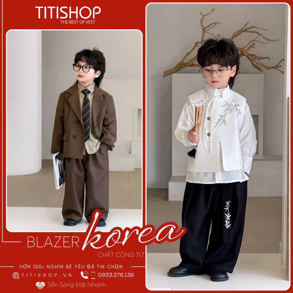 Blazer Trẻ Em Titishop ( 90-150 )