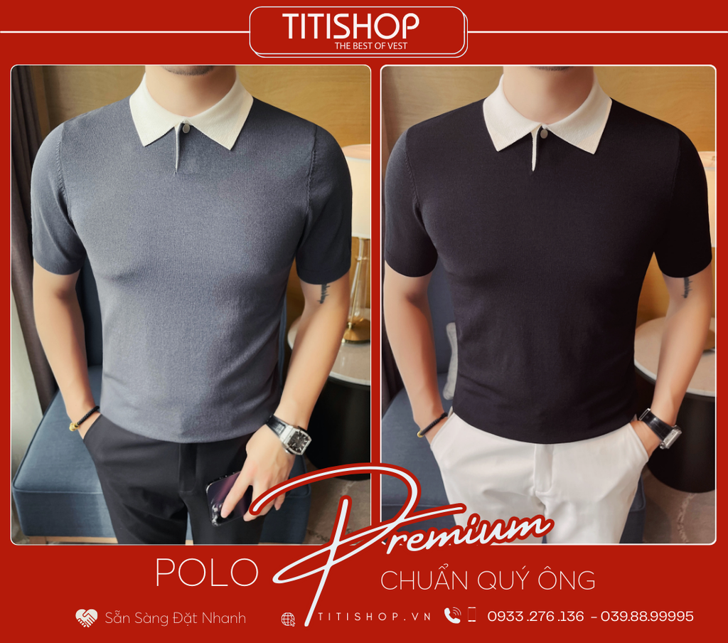 Polo Qúy Ông TitiShop Premium
