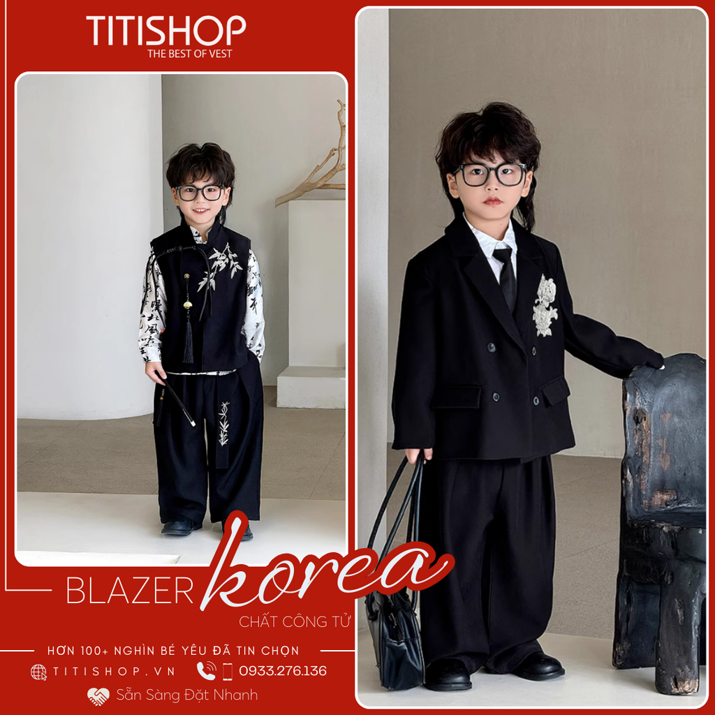 Blazer Trẻ Em Titishop ( 90-150 )