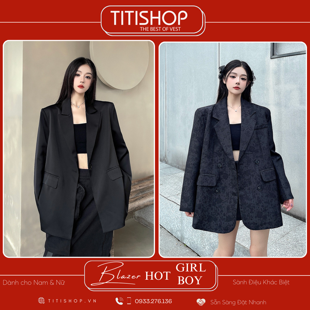 Áo Blazer Hotgirl - Hotboy Titishop (S-XL)
