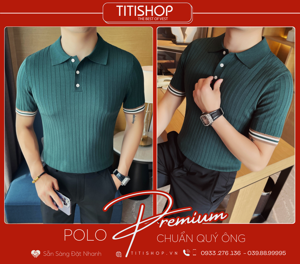 Polo Qúy Ông TitiShop Premium