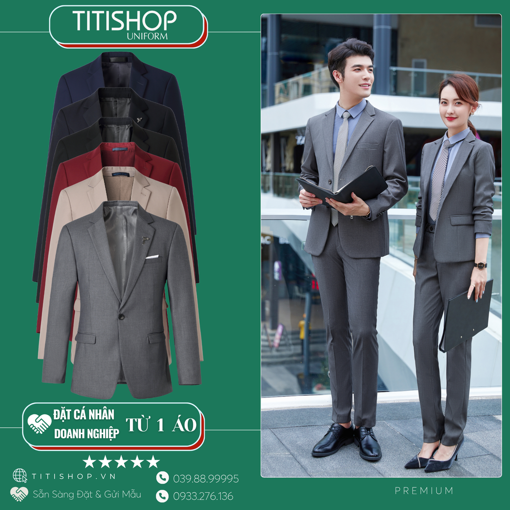 Đồng Phục Veston TITISHOP May Sẵn