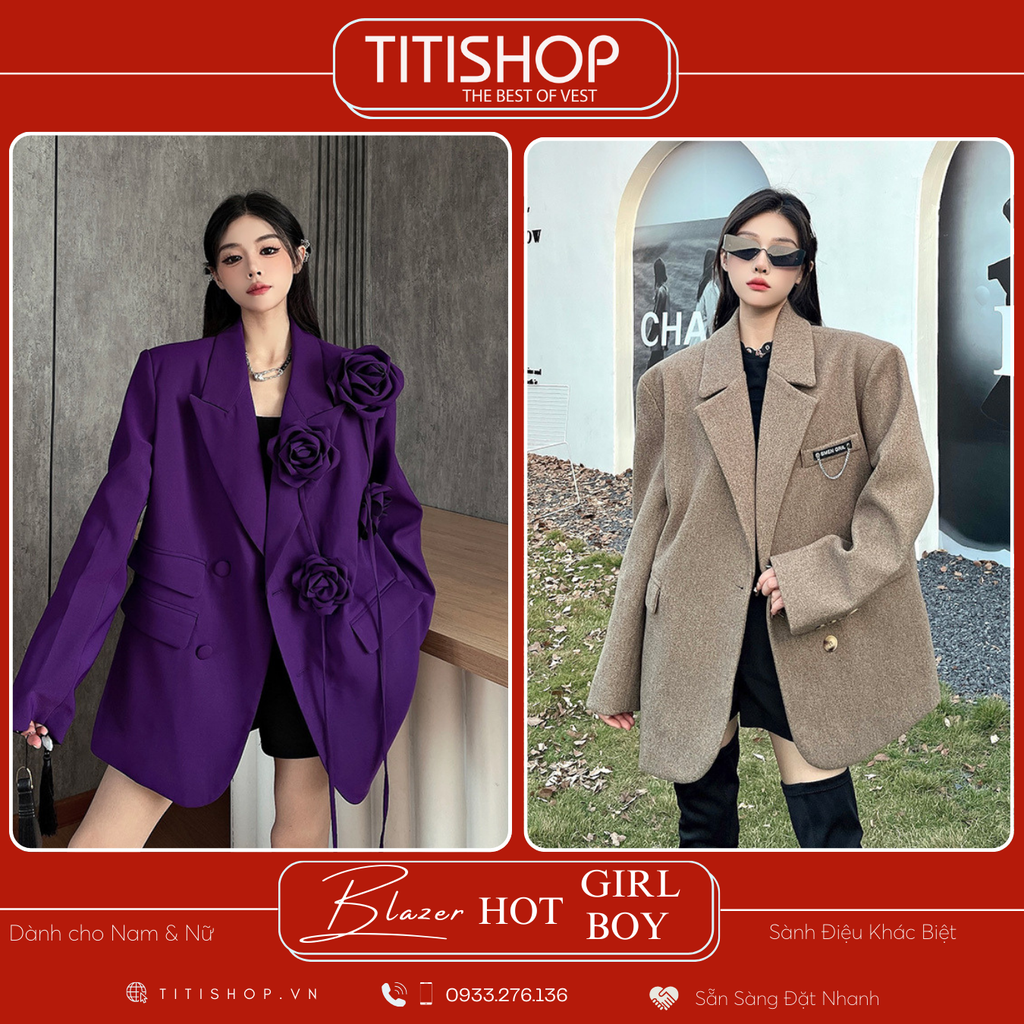 Áo Blazer Hotgirl - Hotboy TITISHOP (S-XL)