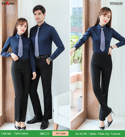 Đồng phục sơ mi Titishop SMC52 ( Twill )