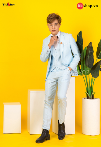 Áo vest Nam xanh biển Titishop AVN135 Áo vest Nam xanh biển Titishop AVN135