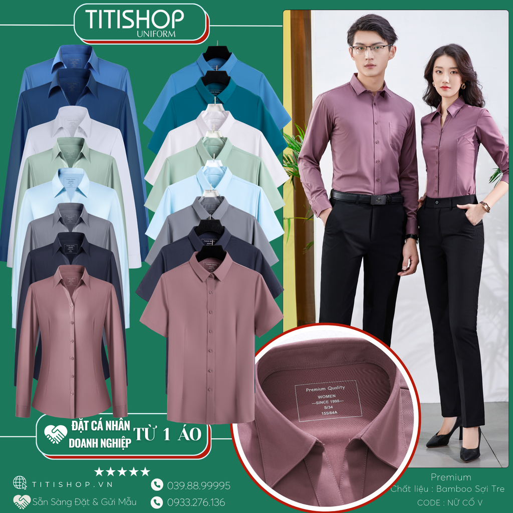 DP Sơ Mi TITISHOP Premium LYHQ95
