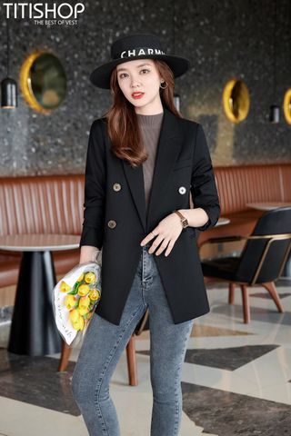 Áo Blazer Nữ Titishop BNN622 Premium (S-4XL)