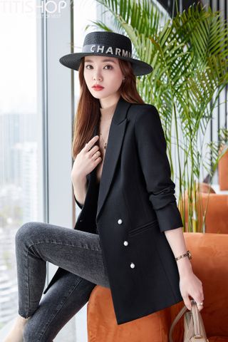 Áo Blazer Nữ Titishop BNN620 Premium (S-4XL)